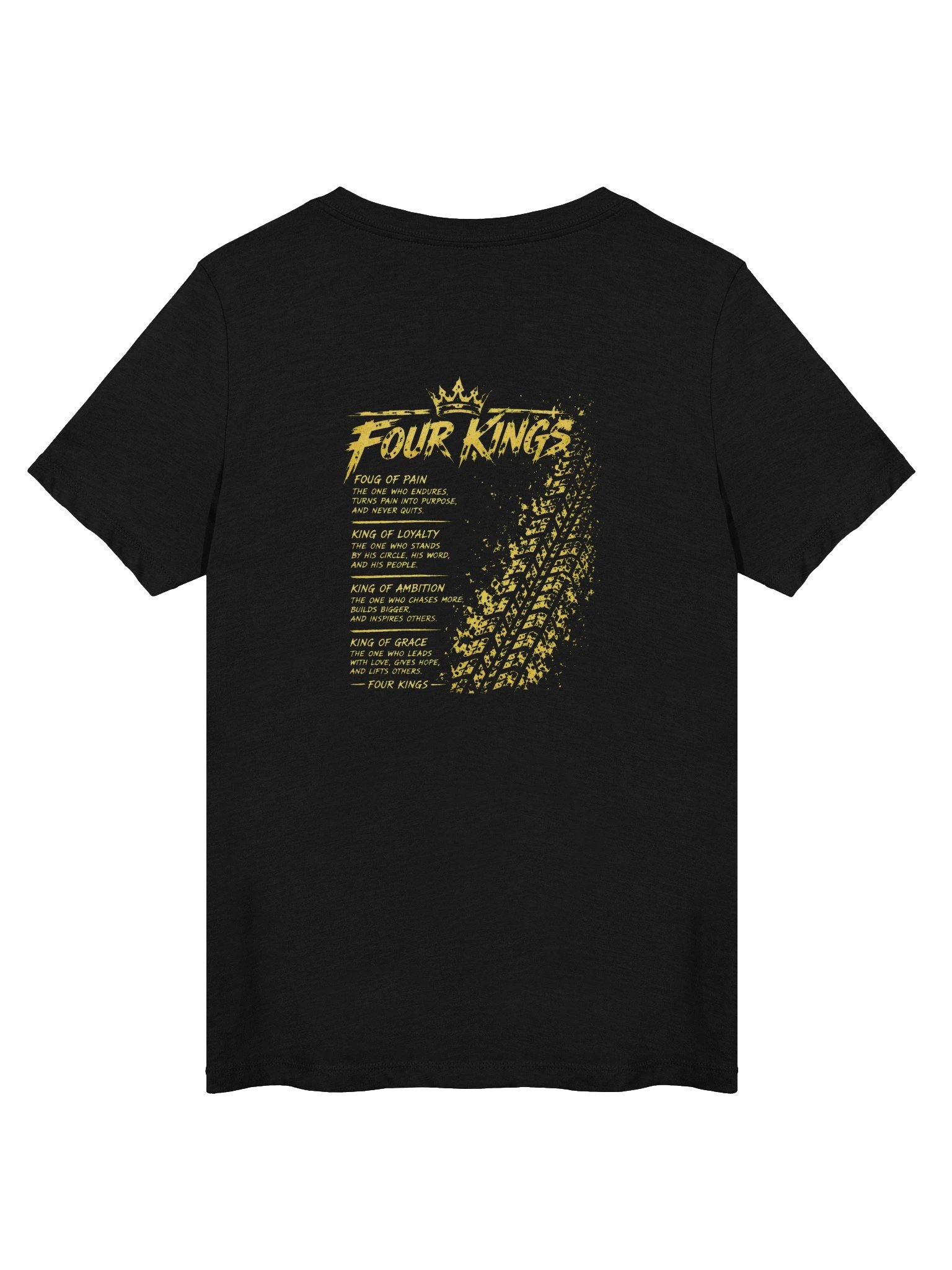 FOUR KINGS Women's Relaxed V-Neck Tee product image (5)