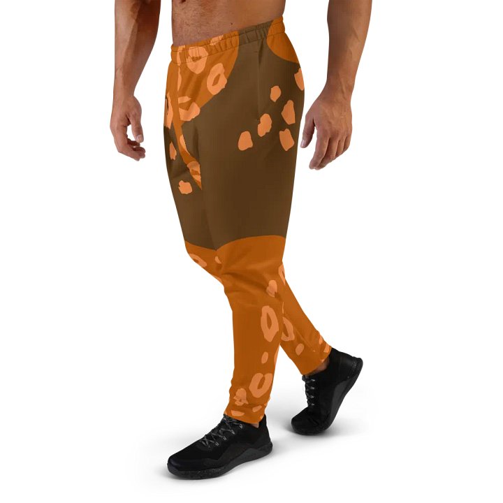 Orange Wilderness Camo Men's Joggers product image (1)