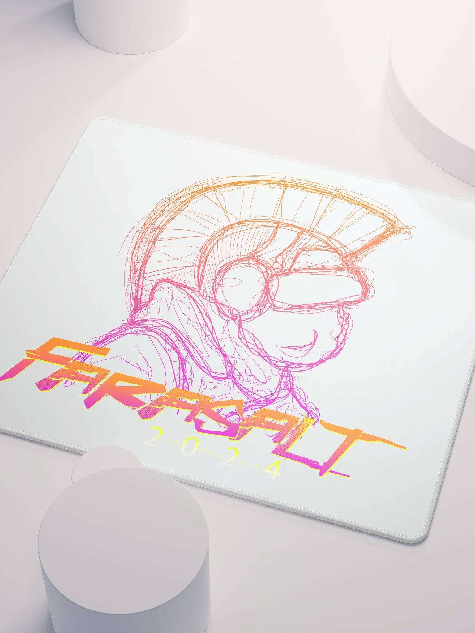 Doodle Mohawk Mouse Pad product image (3)
