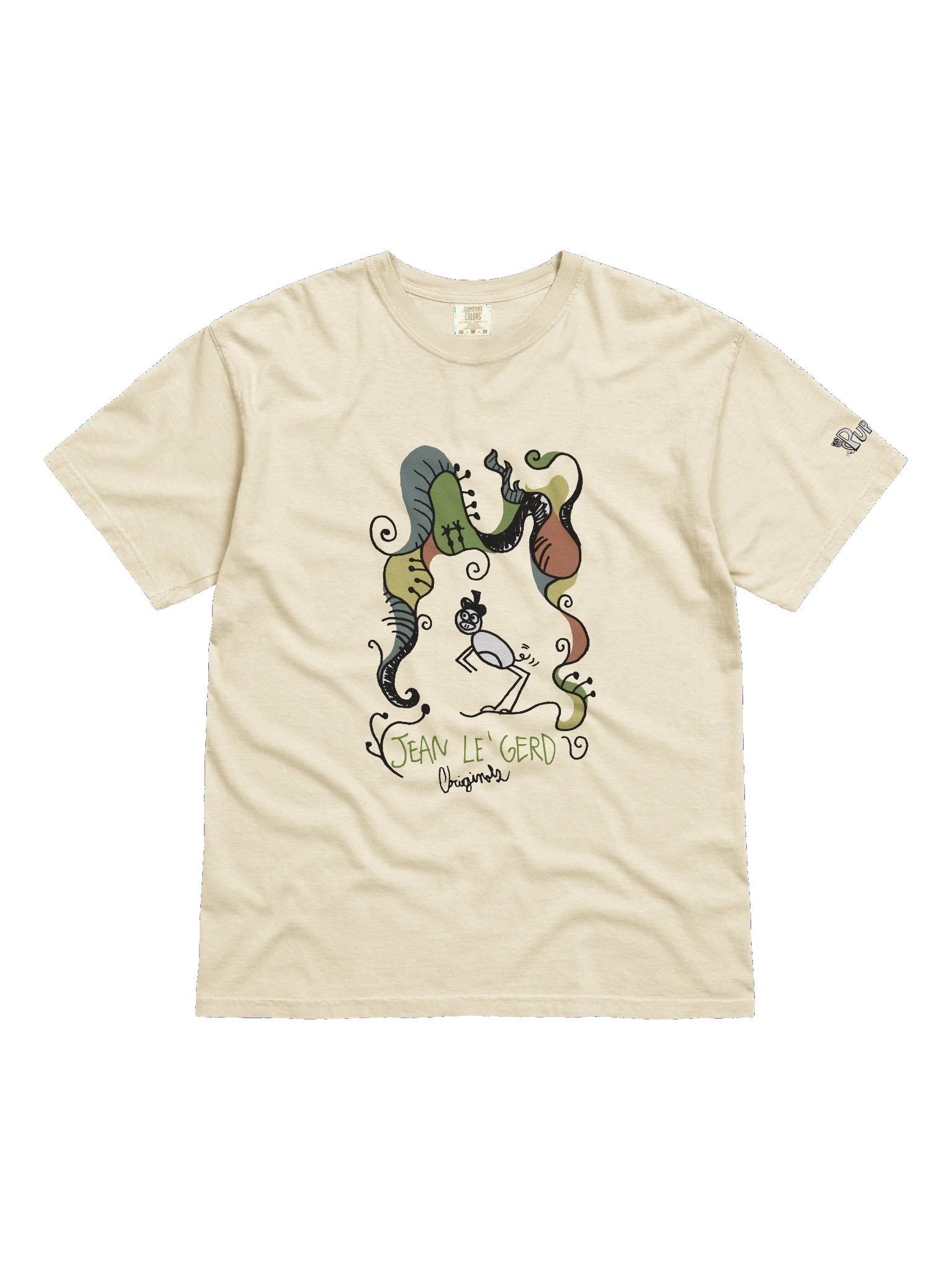 'Jean Le'Gerd' Pupsies! Heavyweight T-Shirt product image (1)