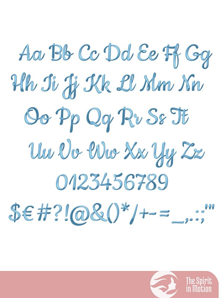 Cookie Regular Script Embroidery Font product image (2)