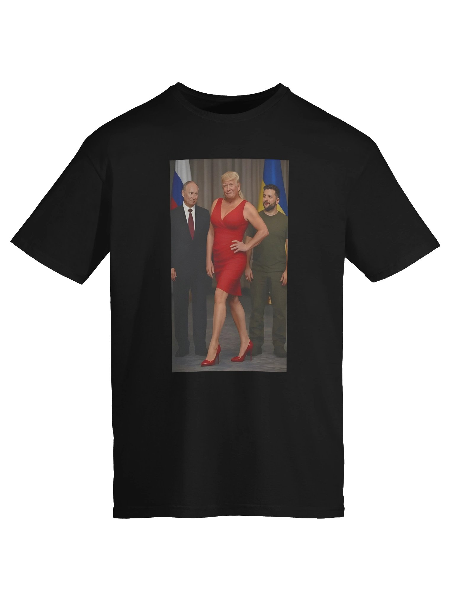 Viral Power Trio Meme Tee – Trump, Biden & Zelenskyy Funny Political Shirt product image (6)