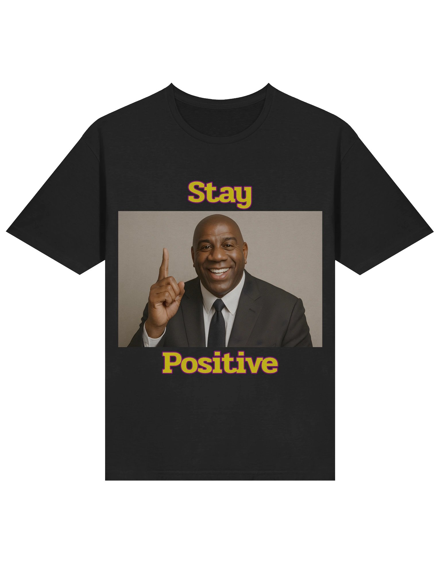 Stay Positive – Motivational Basketball Parody T-Shirt product image (14)