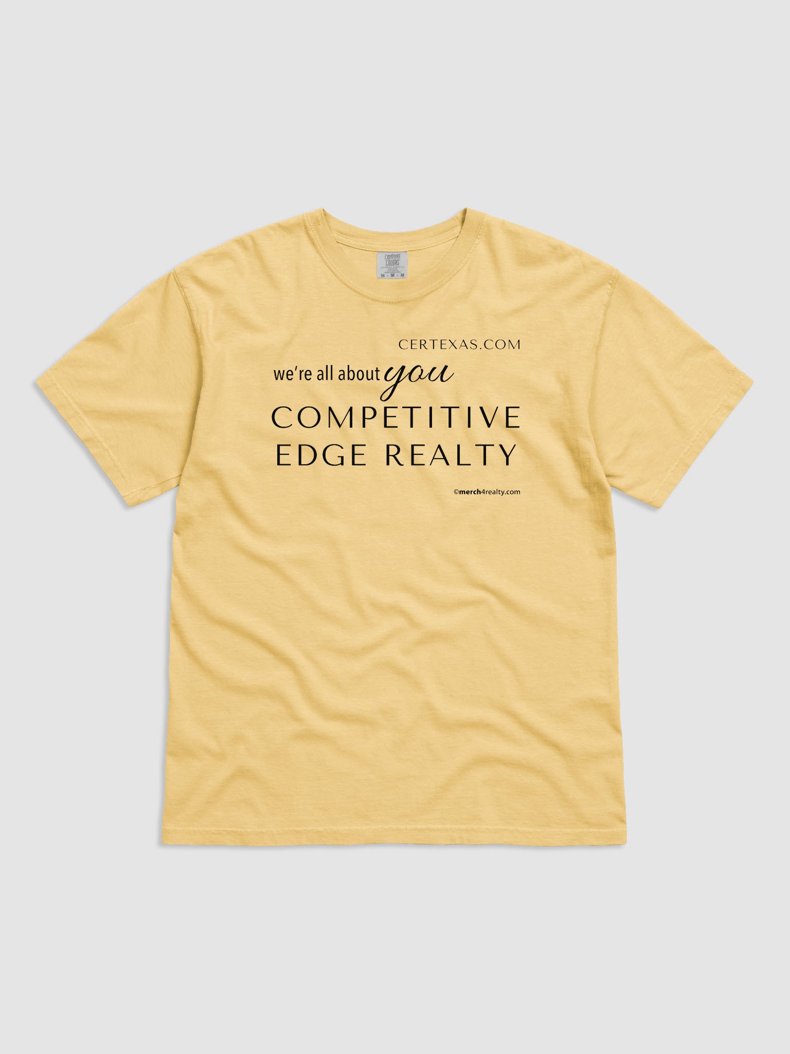 CERTEXAS Invisible Comfort: Garment-Dyed T-Shirt product image (1)