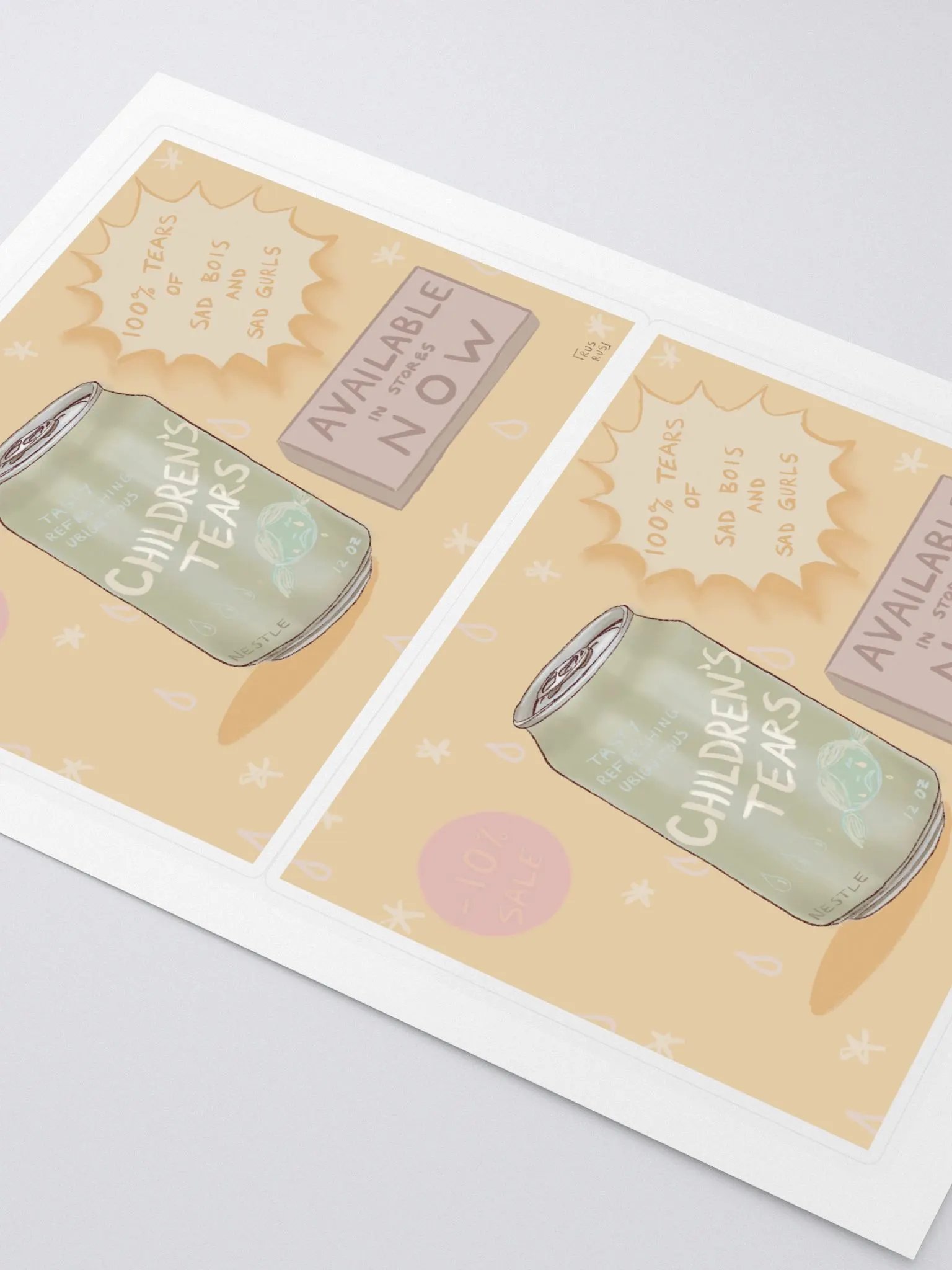 children's tears stickers product image (2)