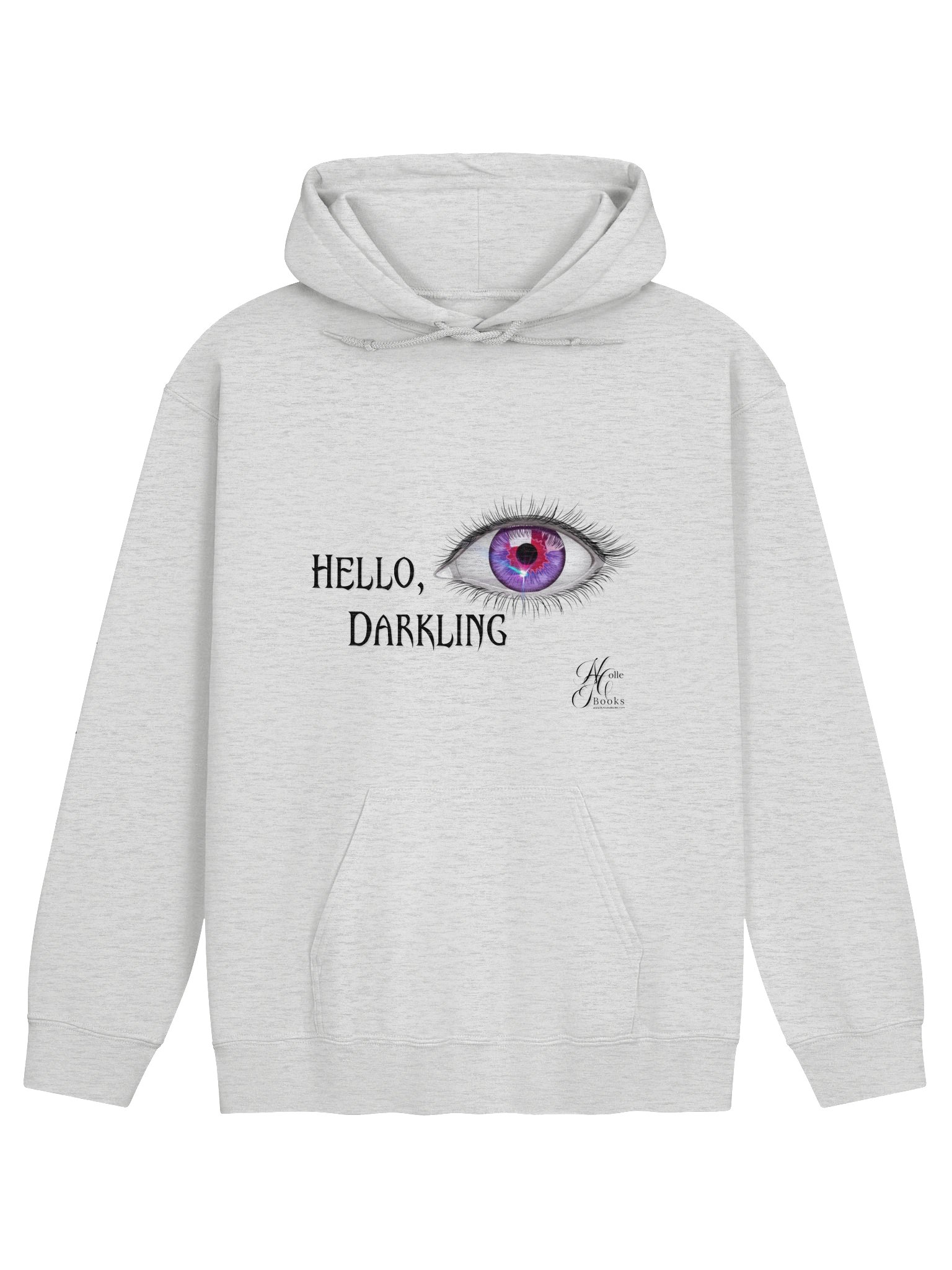 Wake Me With a Wicked Kiss — Hello, Darkling Ash Gray Hoodie product image (1)