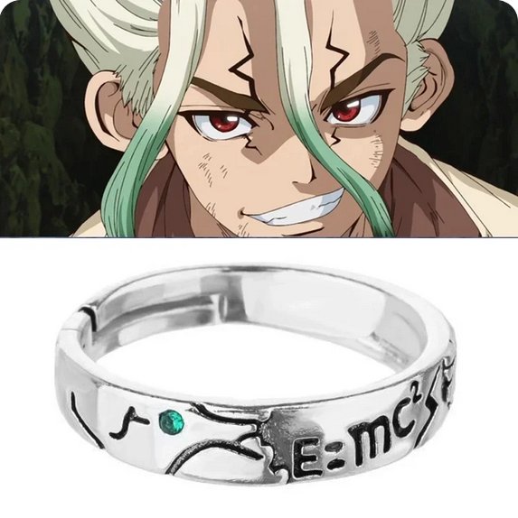 Adjustable Anime Dr.Stone Ring Ishigami Senkuu product image (1)