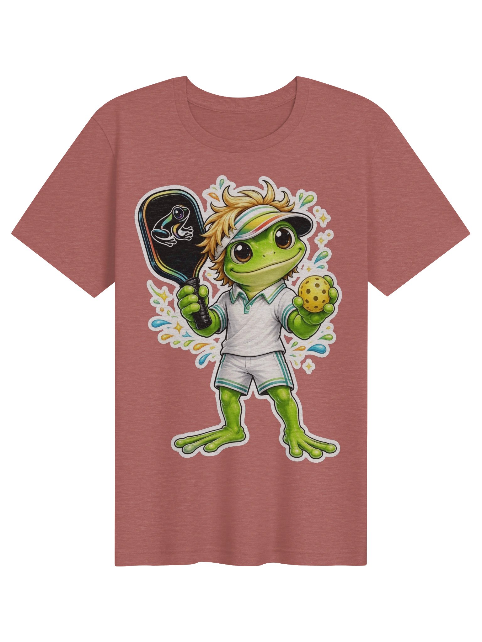 Frog Pickleball Cartoon Tee product image (9)
