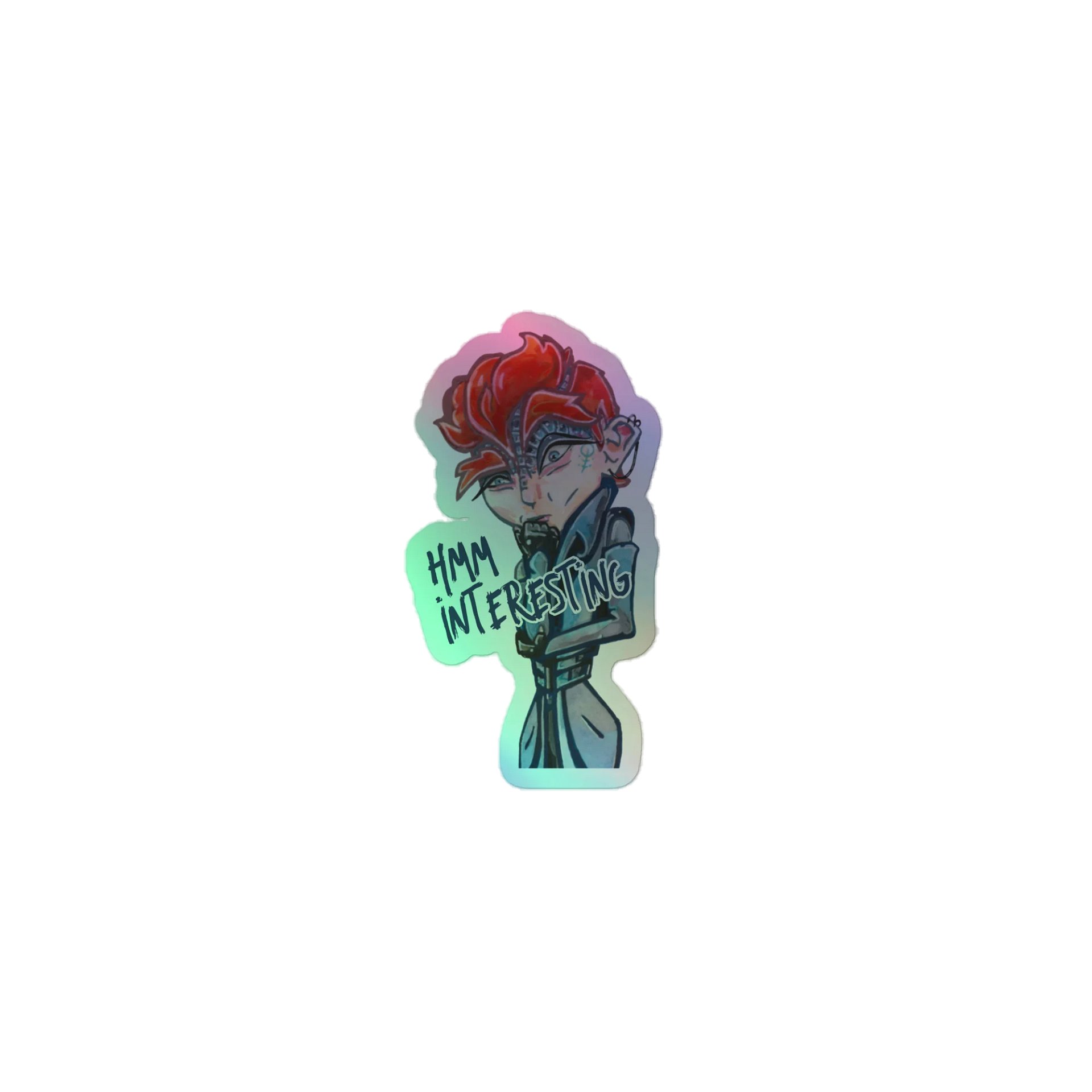 Hmm Interesting Sticker product image (1)