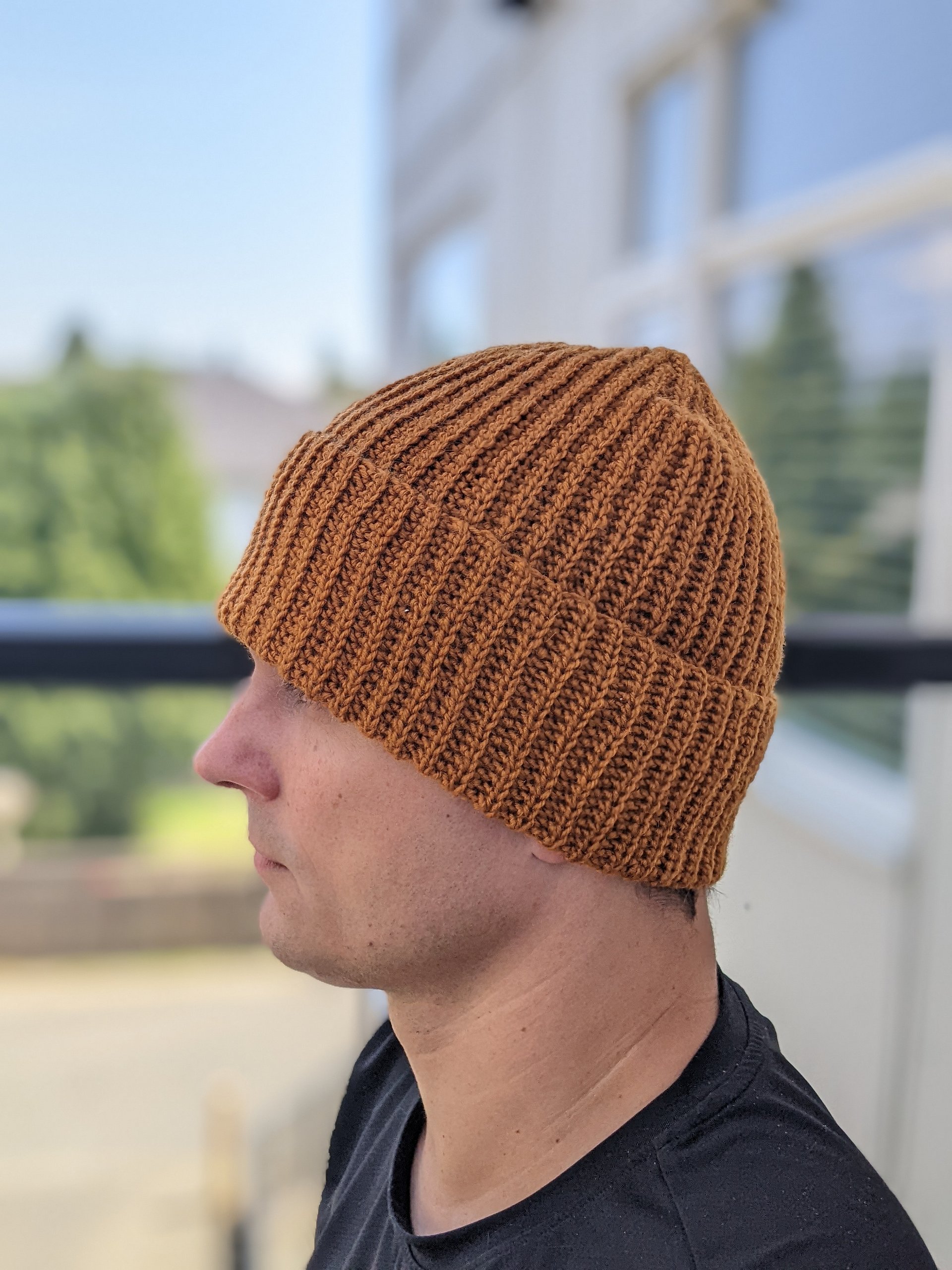 Crochet Casual Unisex Beanie Pattern product image (6)