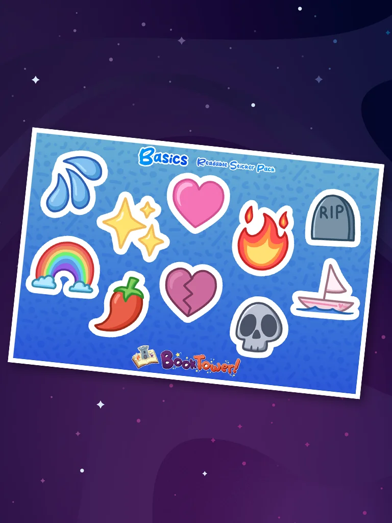 Basics Sticker Pack - Sticker Sheet product image (1)