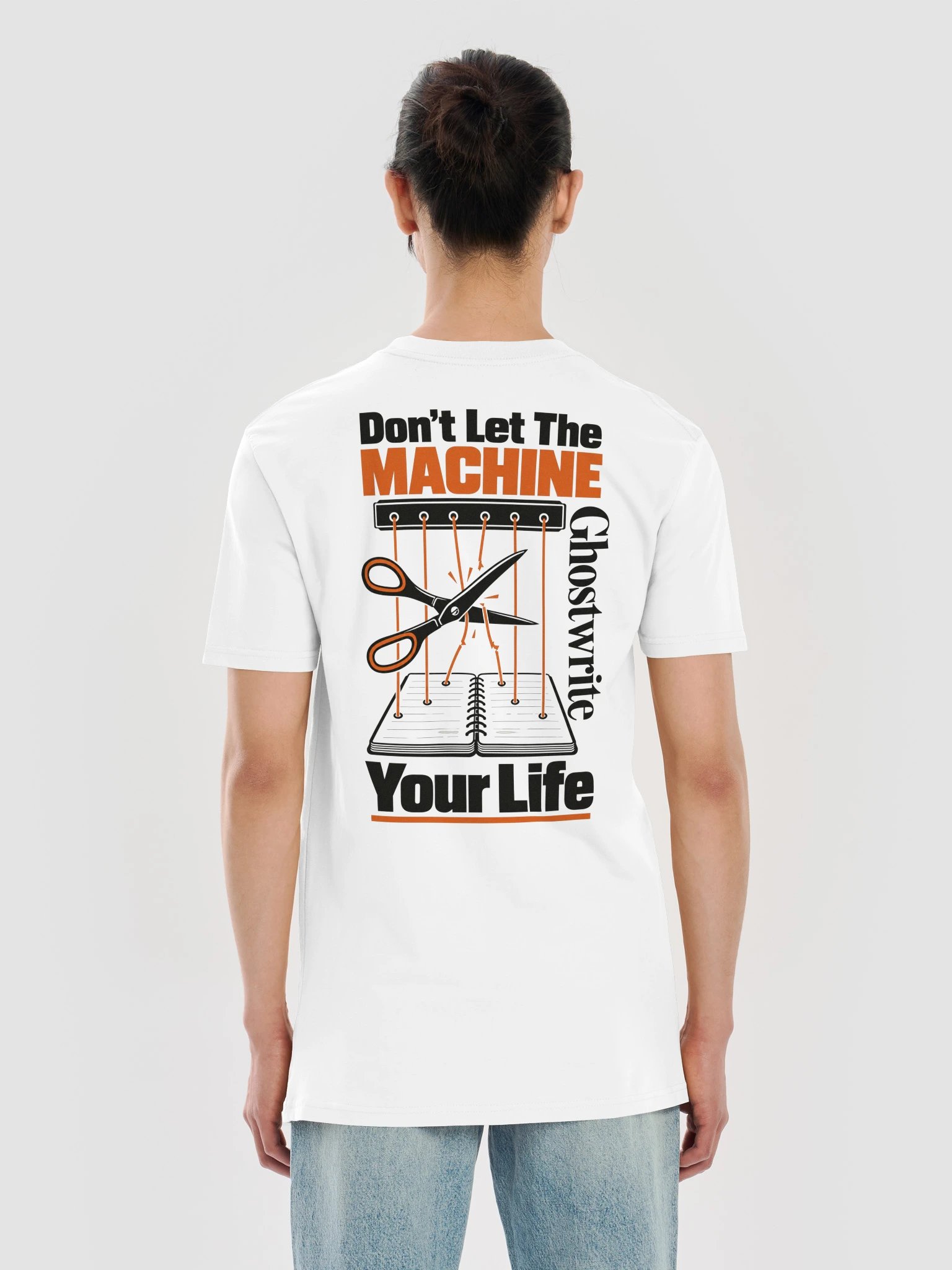 Don't Let the Machine Ghostwrite Your Life: Cut Strings | Heavyweight Tee product image (21)