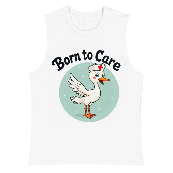 Quirky Nurse Duck Muscle Tank product image (2)