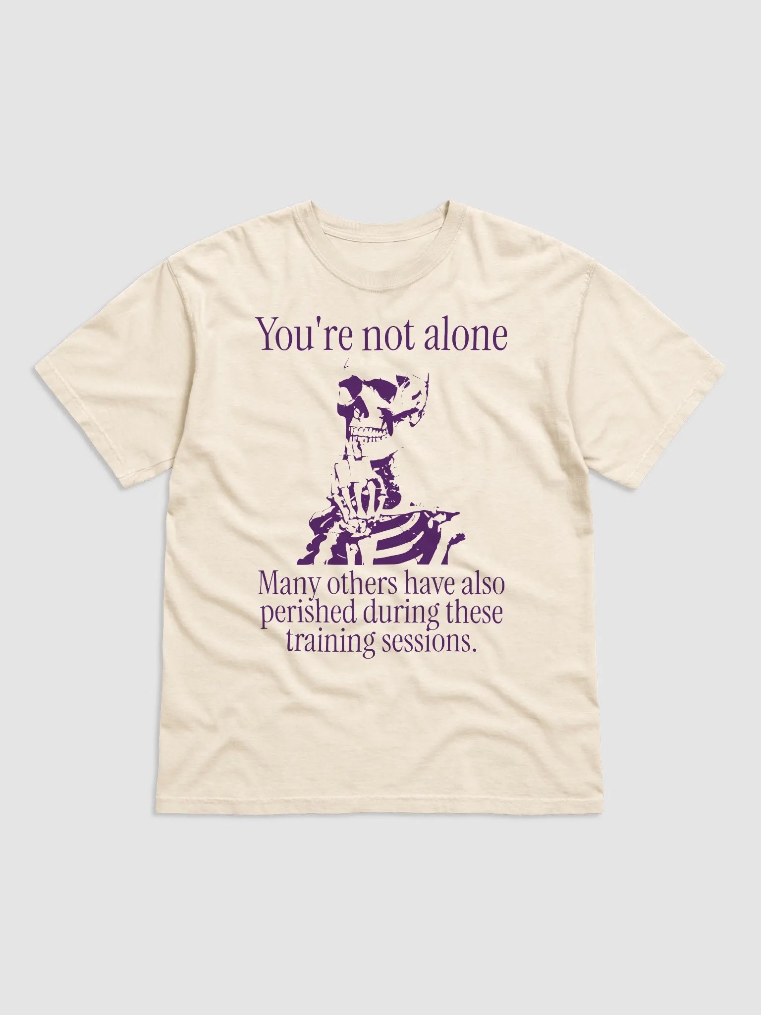 Contemplative Skeleton T-Shirt product image (1)