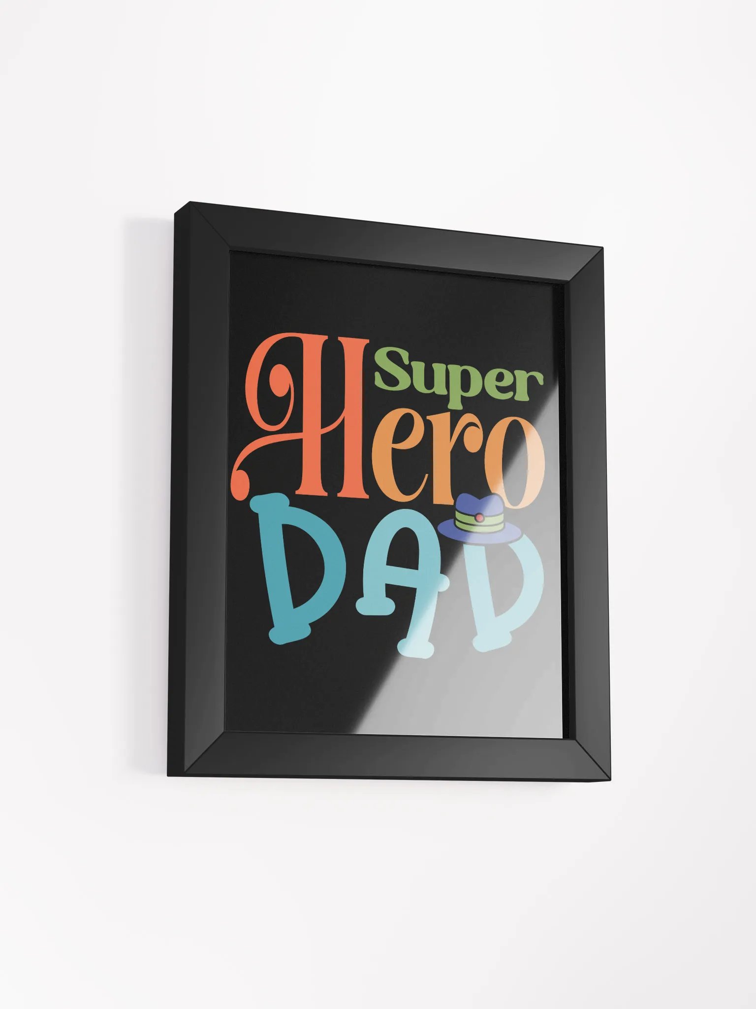 Super Hero Dad Framed Matte Poster product image (19)