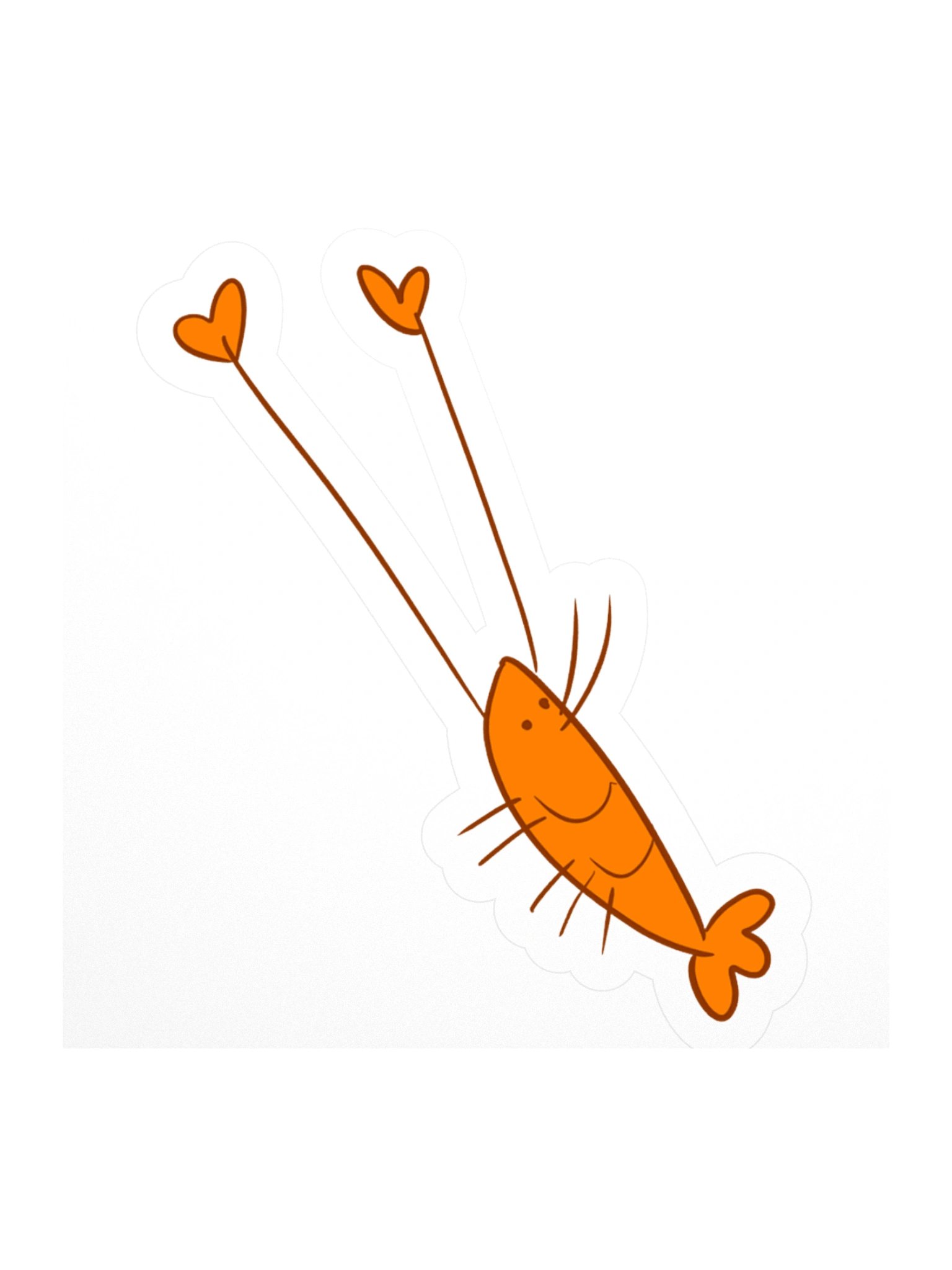 SHRAMPS - Orange Sticker product image (1)