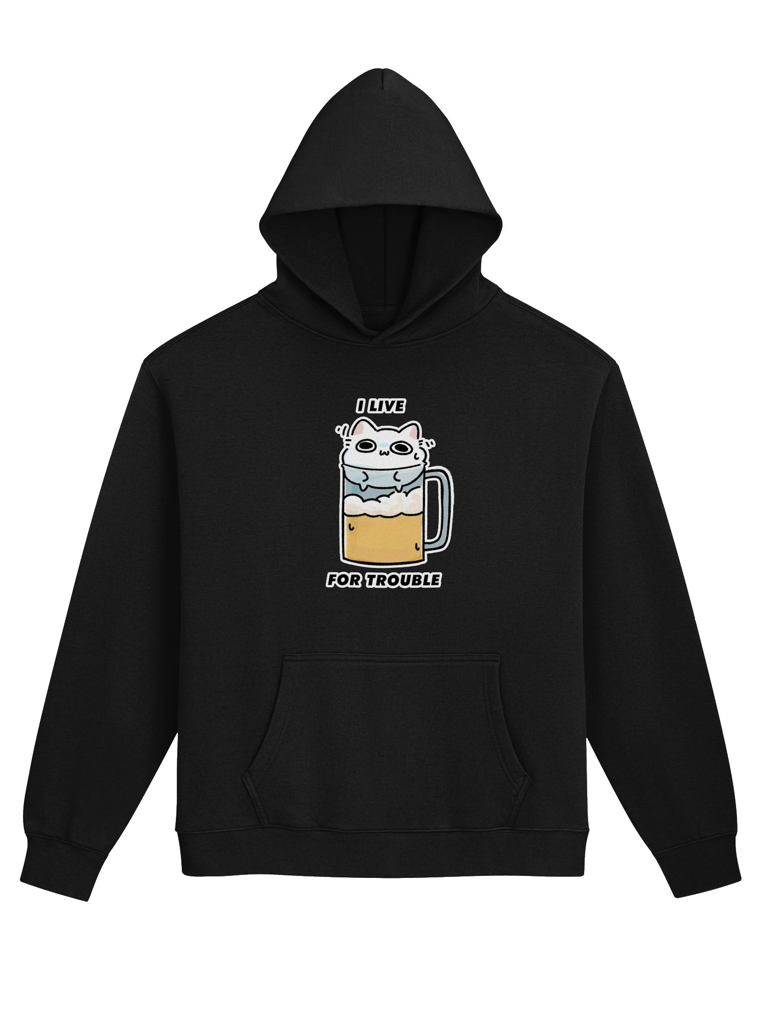 I Live For Trouble Hoodie product image (4)