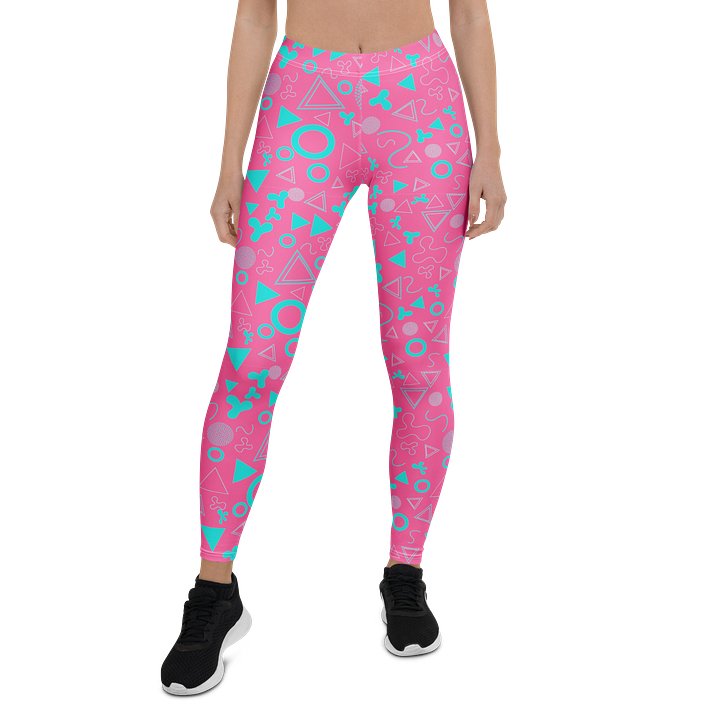 Fashion-Forward Vibrant Geometry Leggings for Daily Wear product image (1)