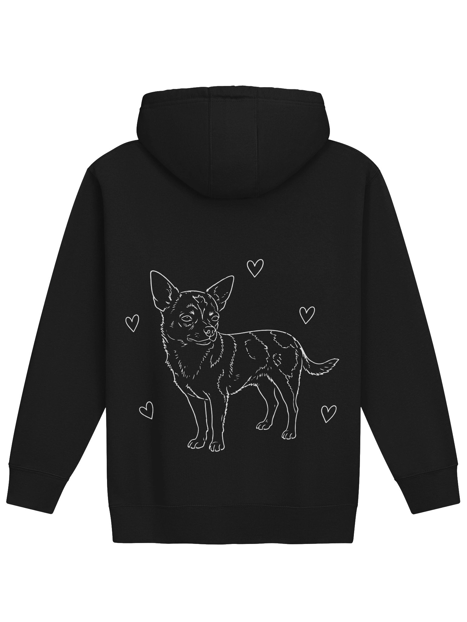 Chihuahua Hearts Hoodie product image (1)