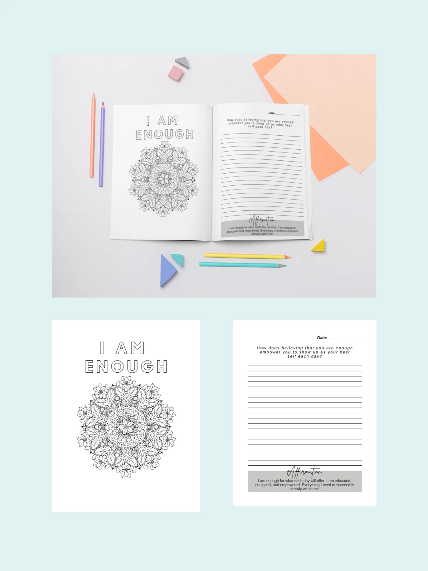 Bless Her Bundle - 10 Affirmation Coloring Journals product image (3)