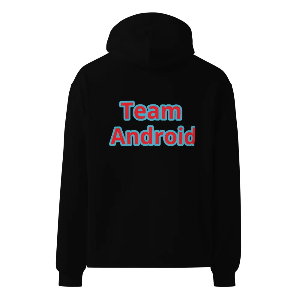 Blue and red KingAndroid hoodie product image (11)