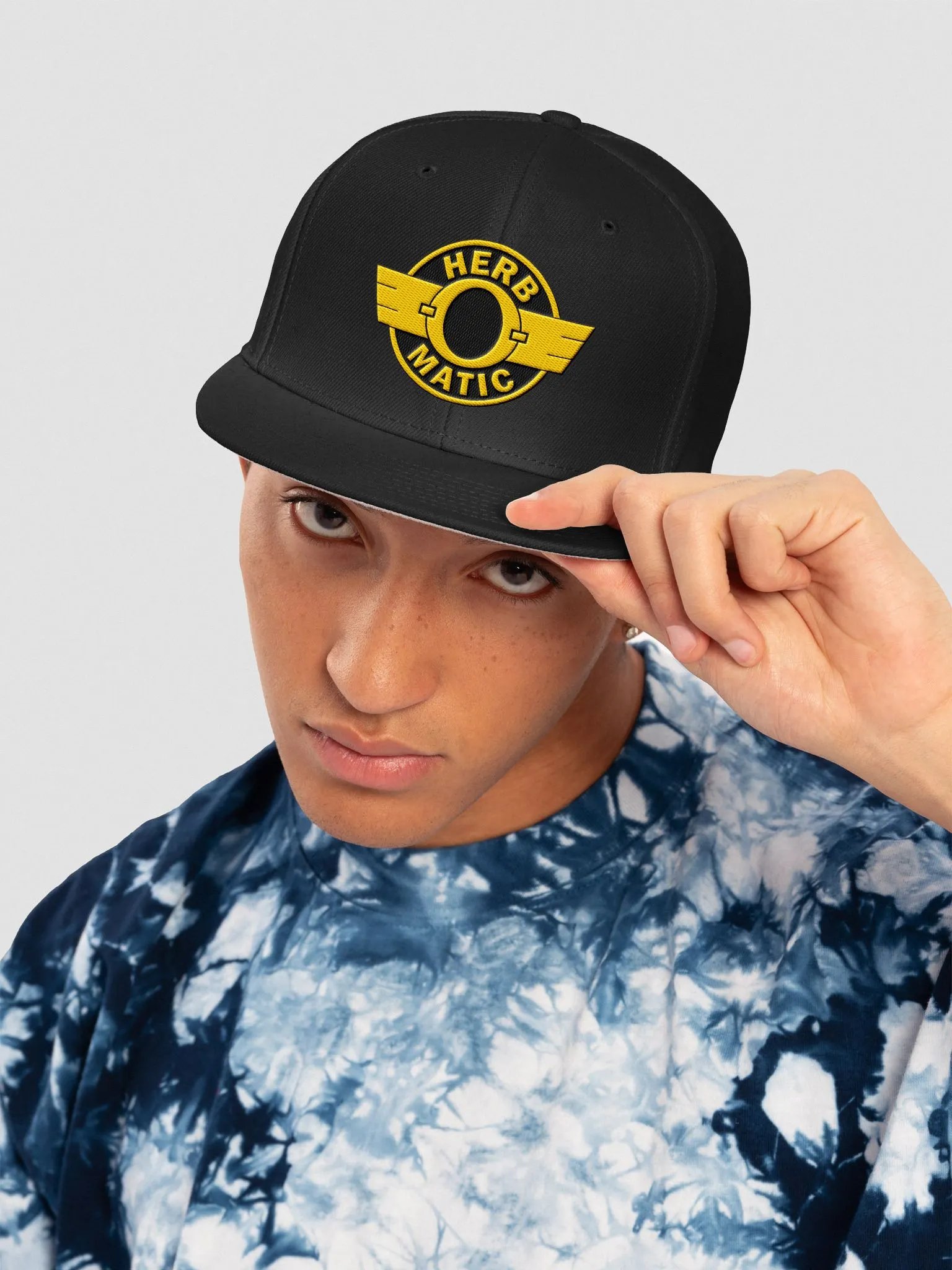HERB-O-MATIC Snapback Hat product image (57)