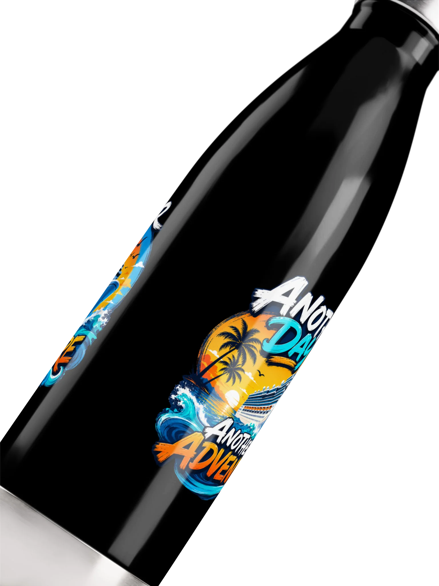 Another Day, Another Adventure Cruise Stainless Steel Water Bottle product image (5)