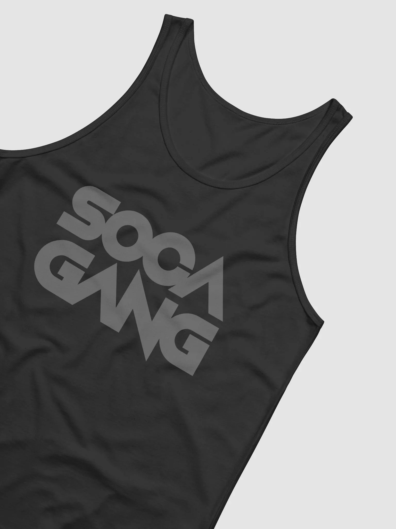 UniSex Gray Logo Tank product image (4)