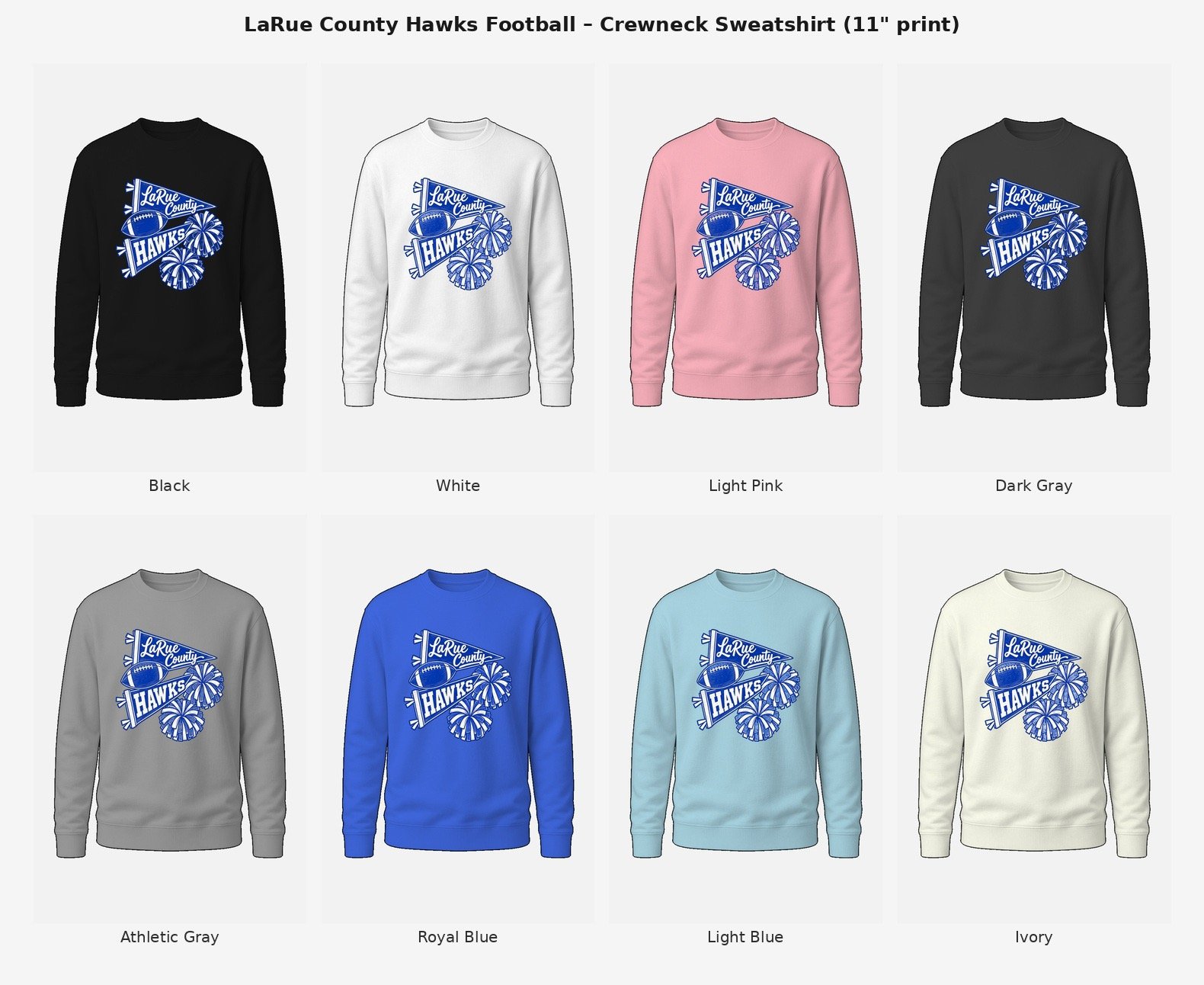 LC Cheer Pom Pom Tee Sweat Shirt product image (1)
