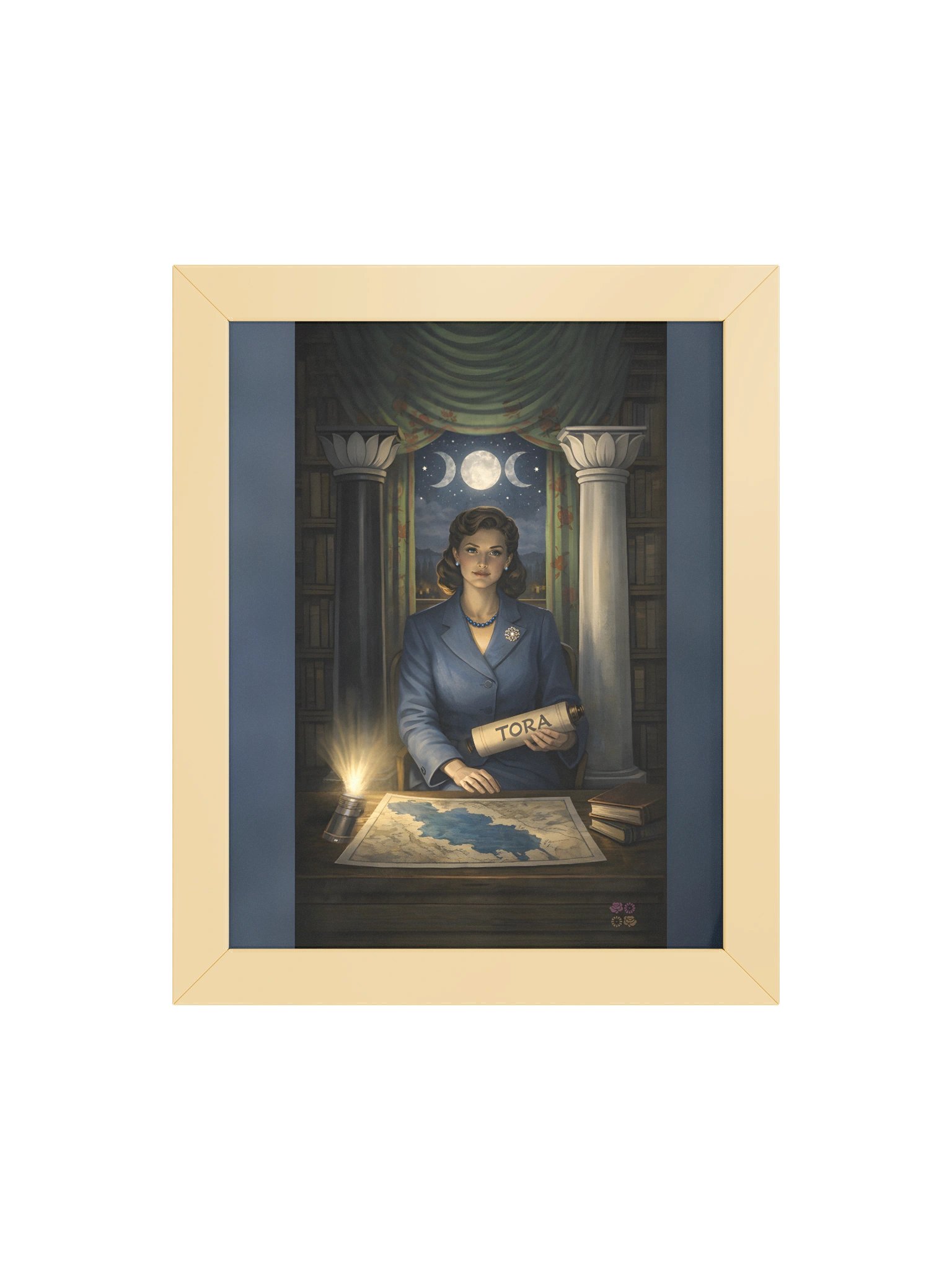 2 The High Priestess Tarot Art Framed Poster product image (4)