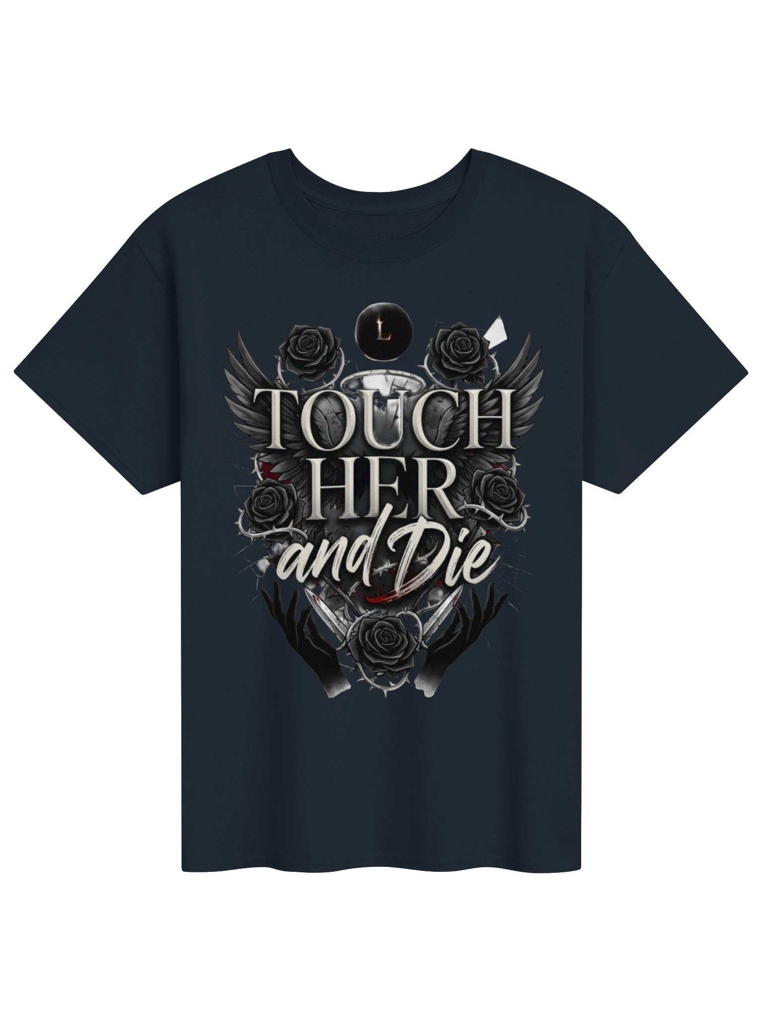 Touch Her and Die Possessive Dark Romance T-Shirt for Villain Lovers product image (1)