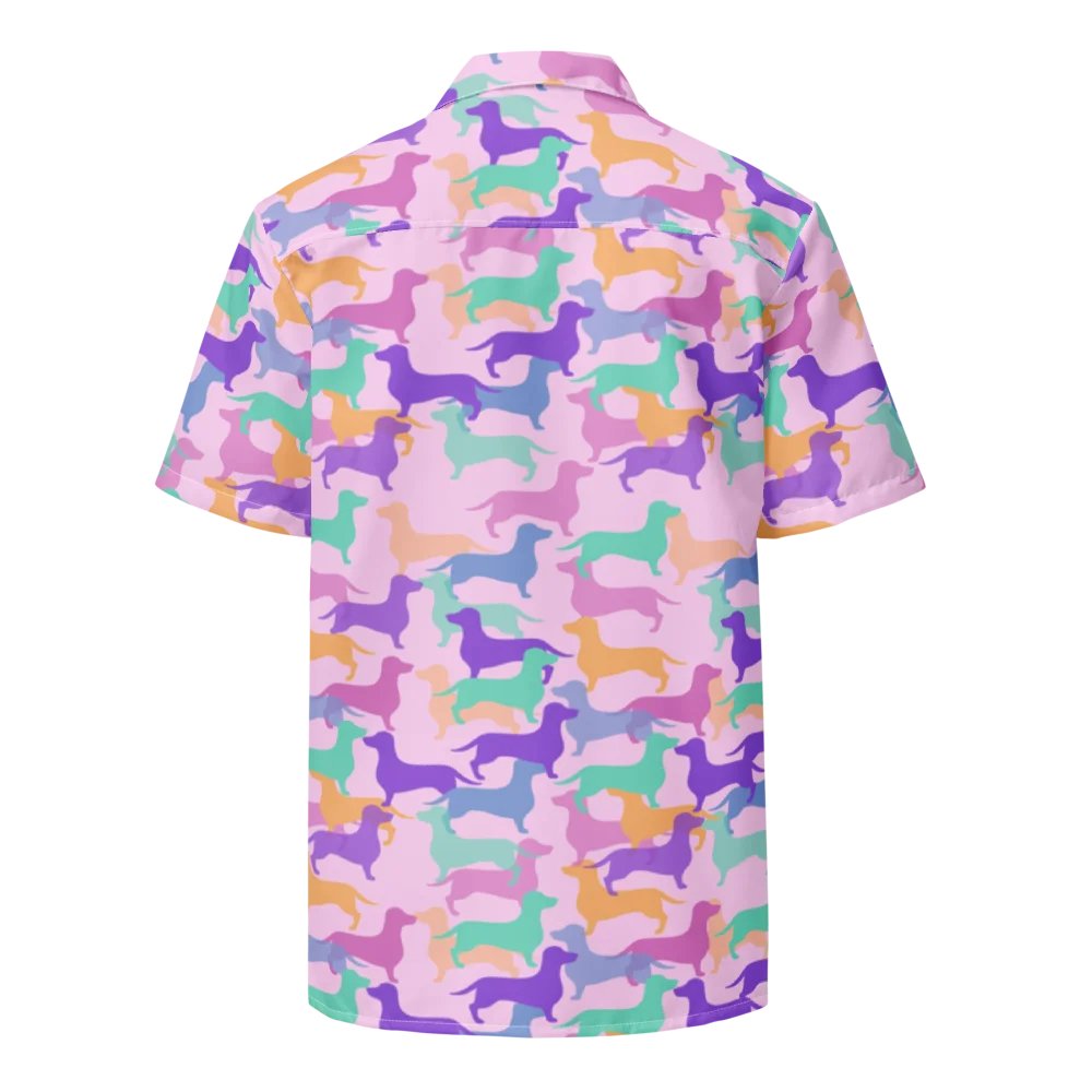 Pastel Hughie Camo Hawaiian Shirt product image (6)