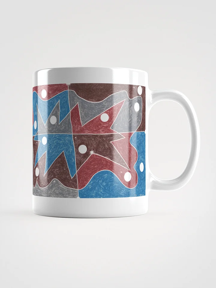 Cartoon College 1 & 2 White Glossy Mug product image (2)