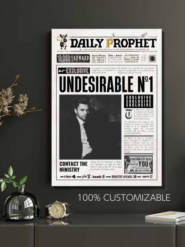 Magical Undesirable Number 1 Newspaper 100% Customizable Template Bundle product image (6)