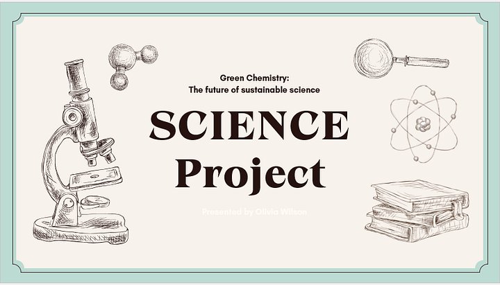 Illustrative Science Project présentation product image (1)