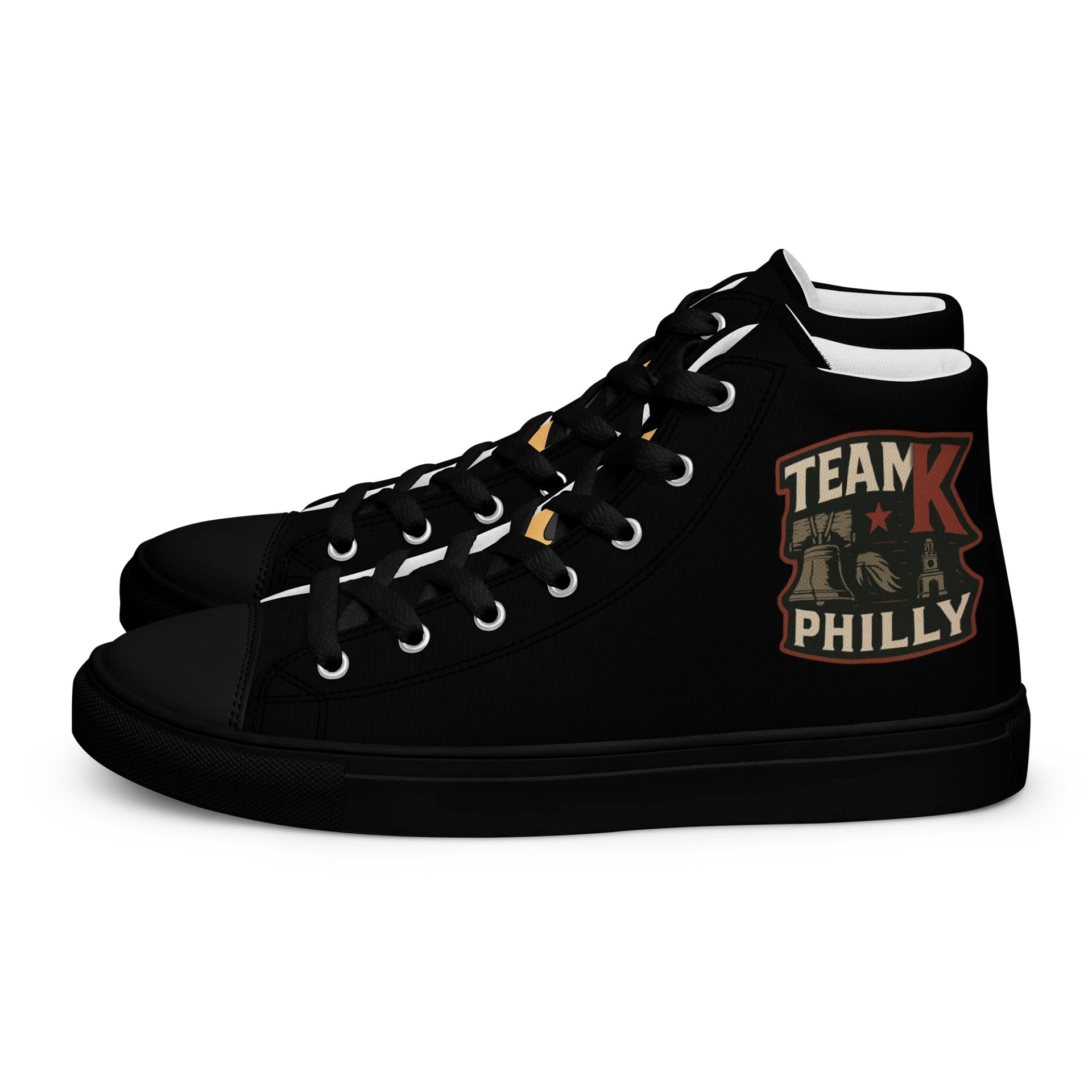 Team K Philly Women's High Top Canvas Shoes product image (1)