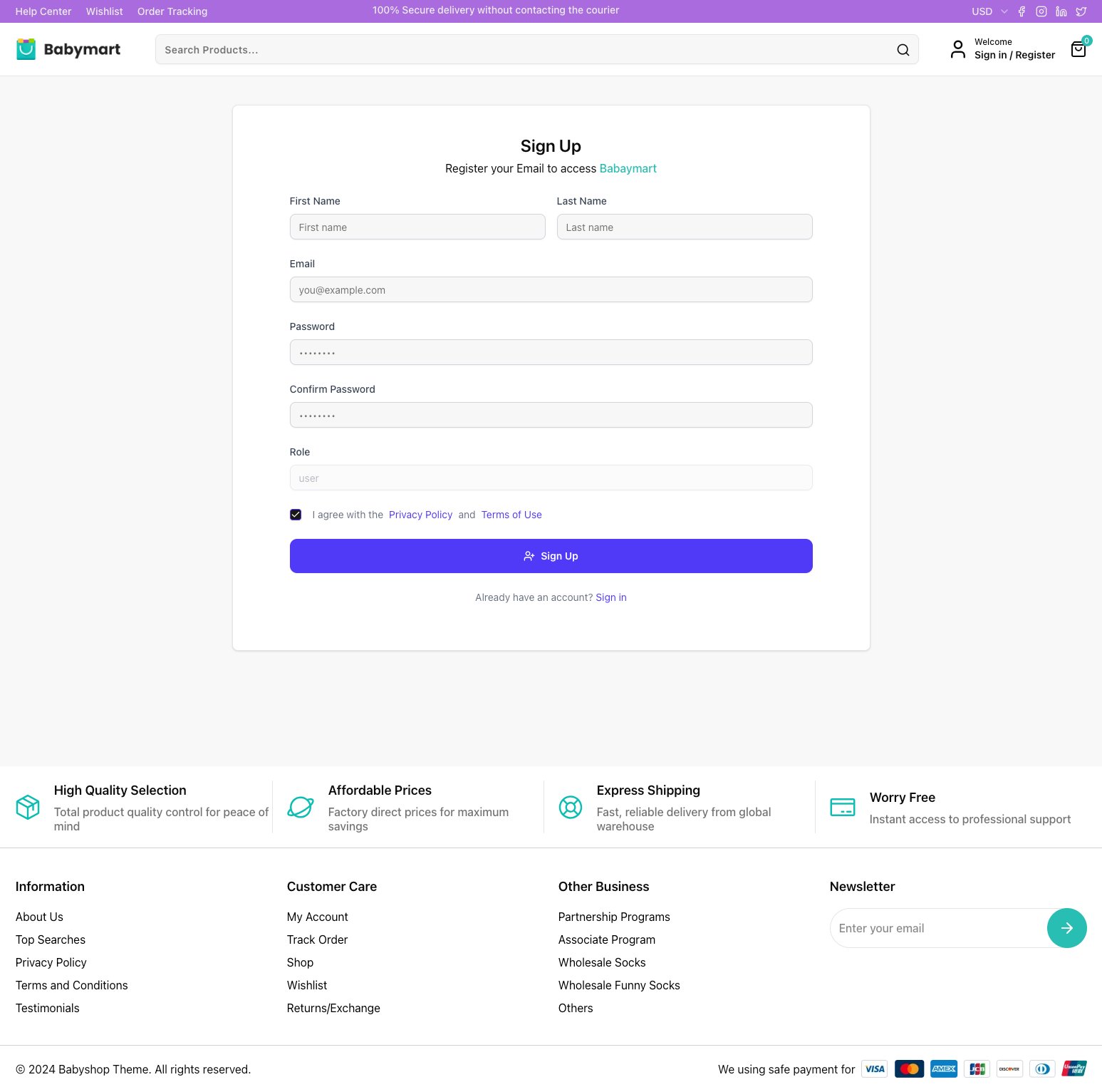 Complete E-commerce Solution - BabyShop Platform product image (10)