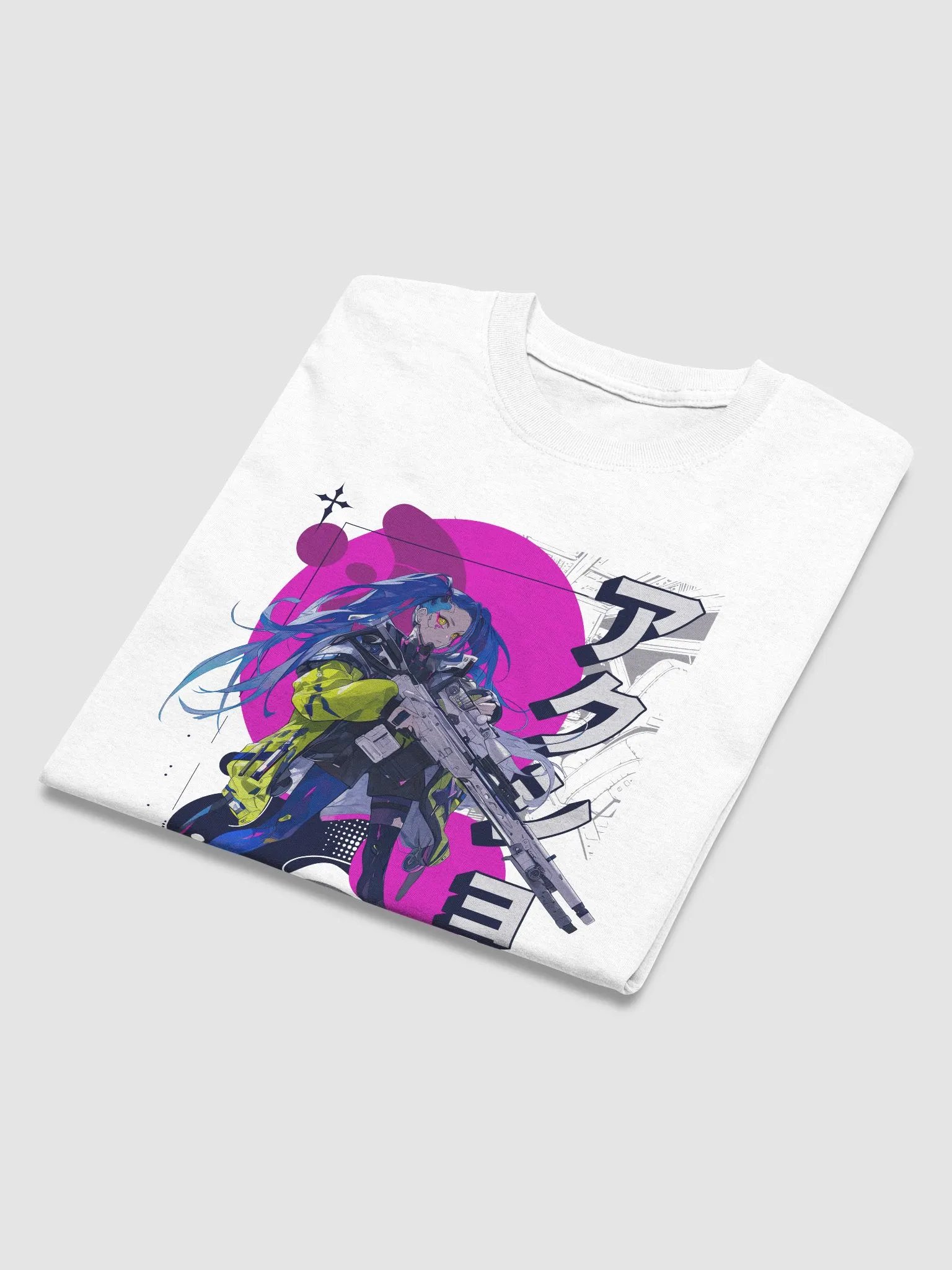 Akira: Battlefield Anime Cyber T-Shirt product image (3)