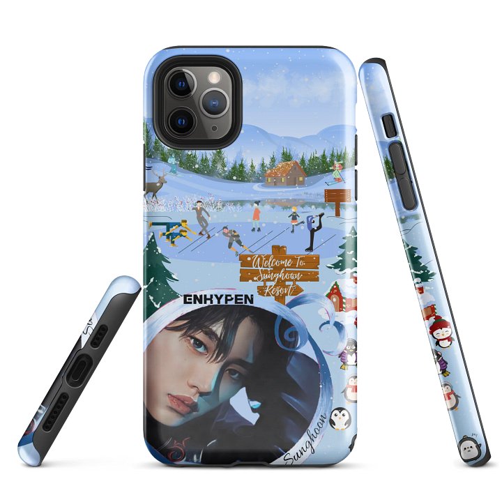 Sunghoon ENHYPEN Ski Resort iPhone® Tough Case product image (3)