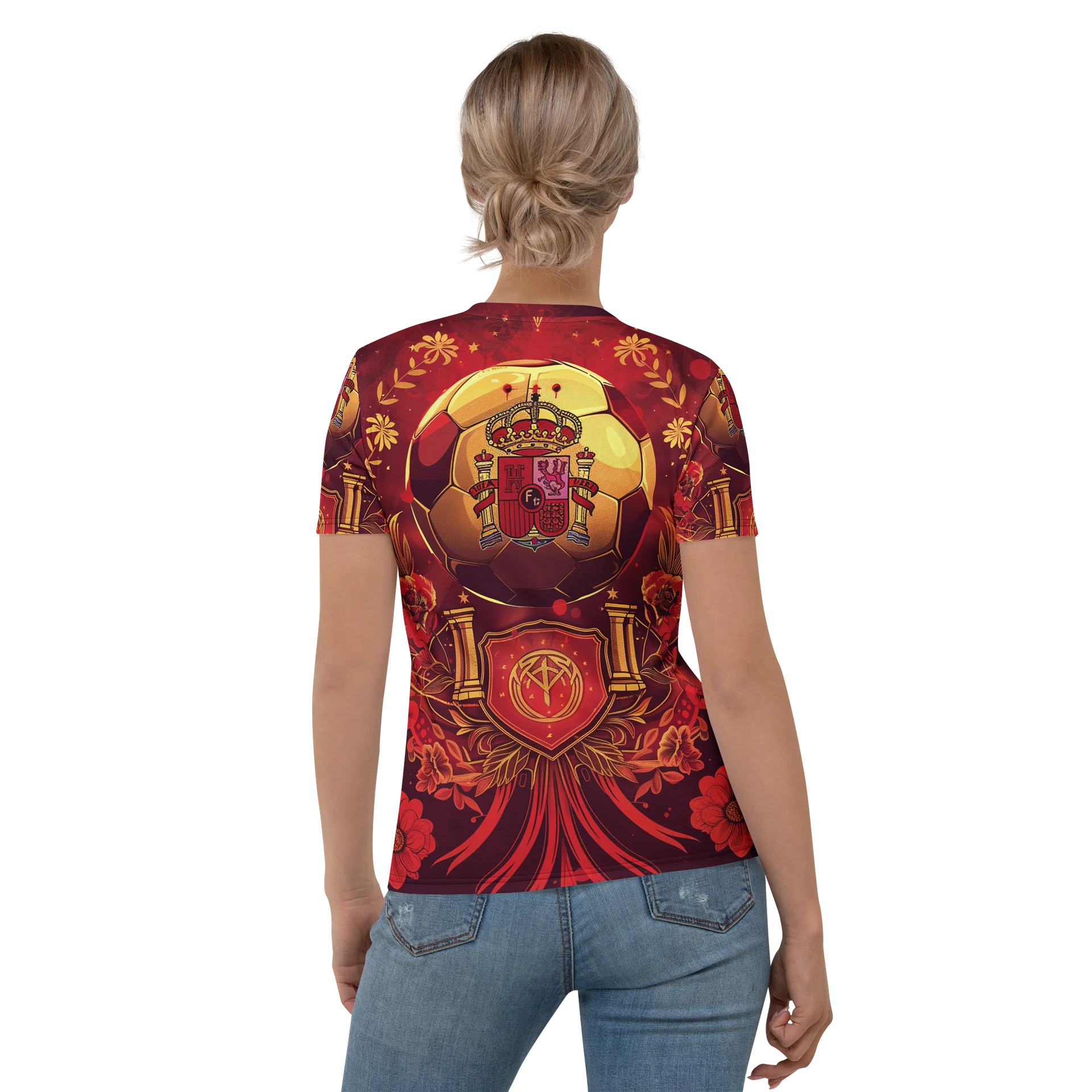 Spain Womens Fantasy Football Shirt product image (3)