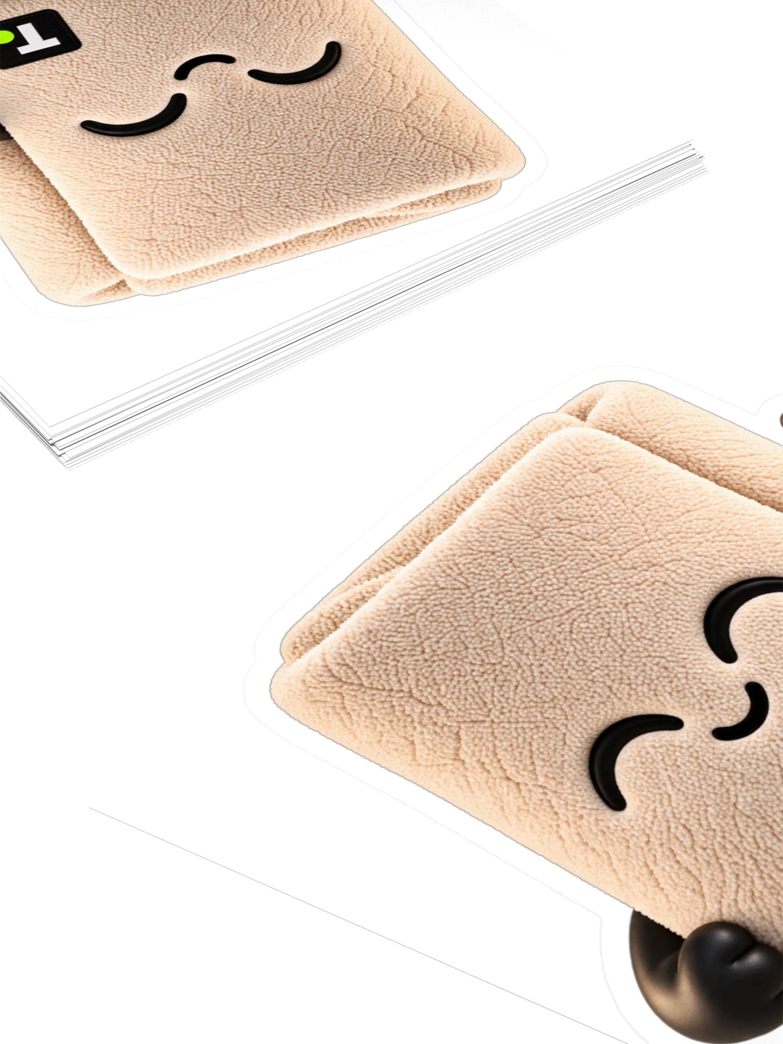 Towel Sticker, Happy product image (4)