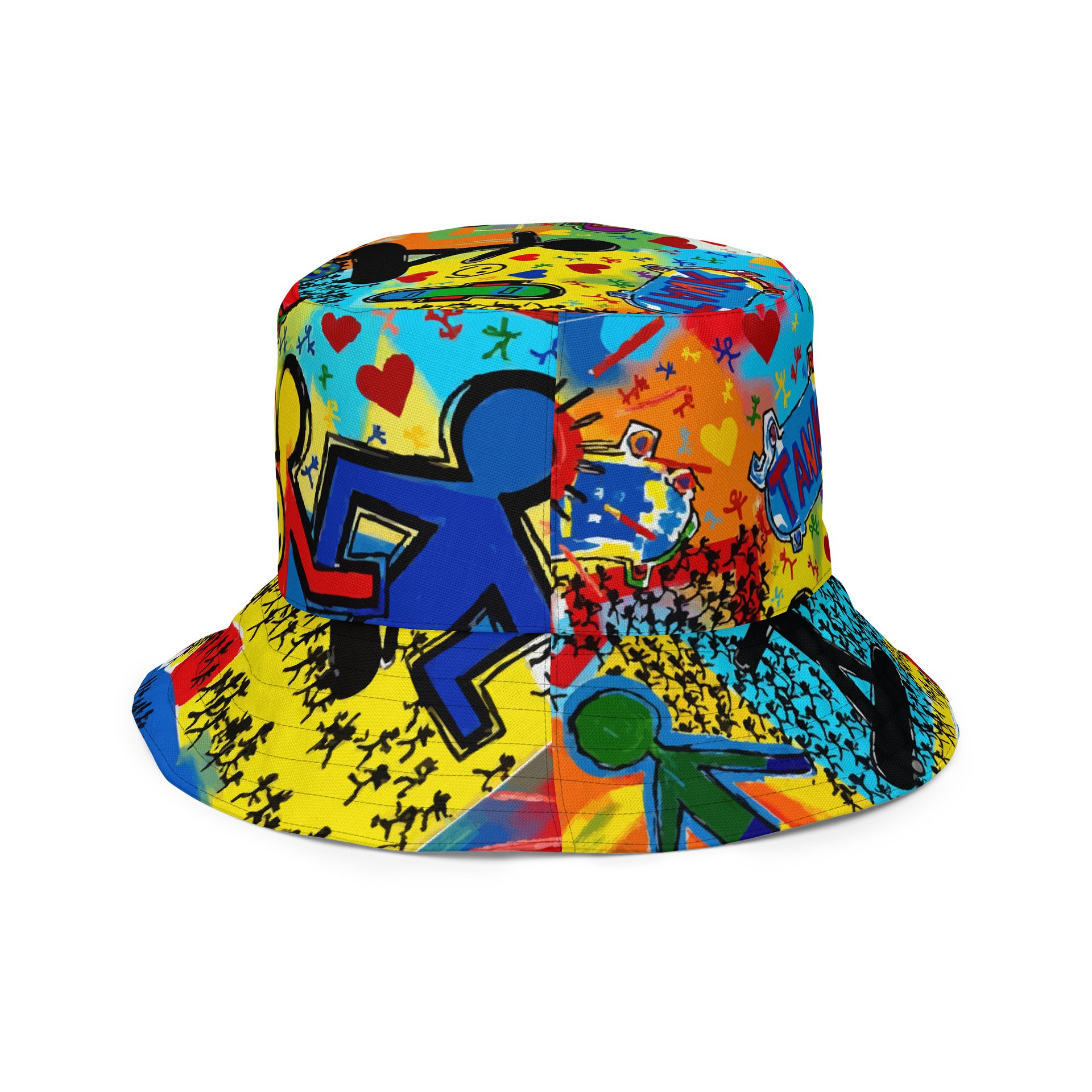 Skaterboy Tank // Street Art Graffiti Bucket Hat product image (2)