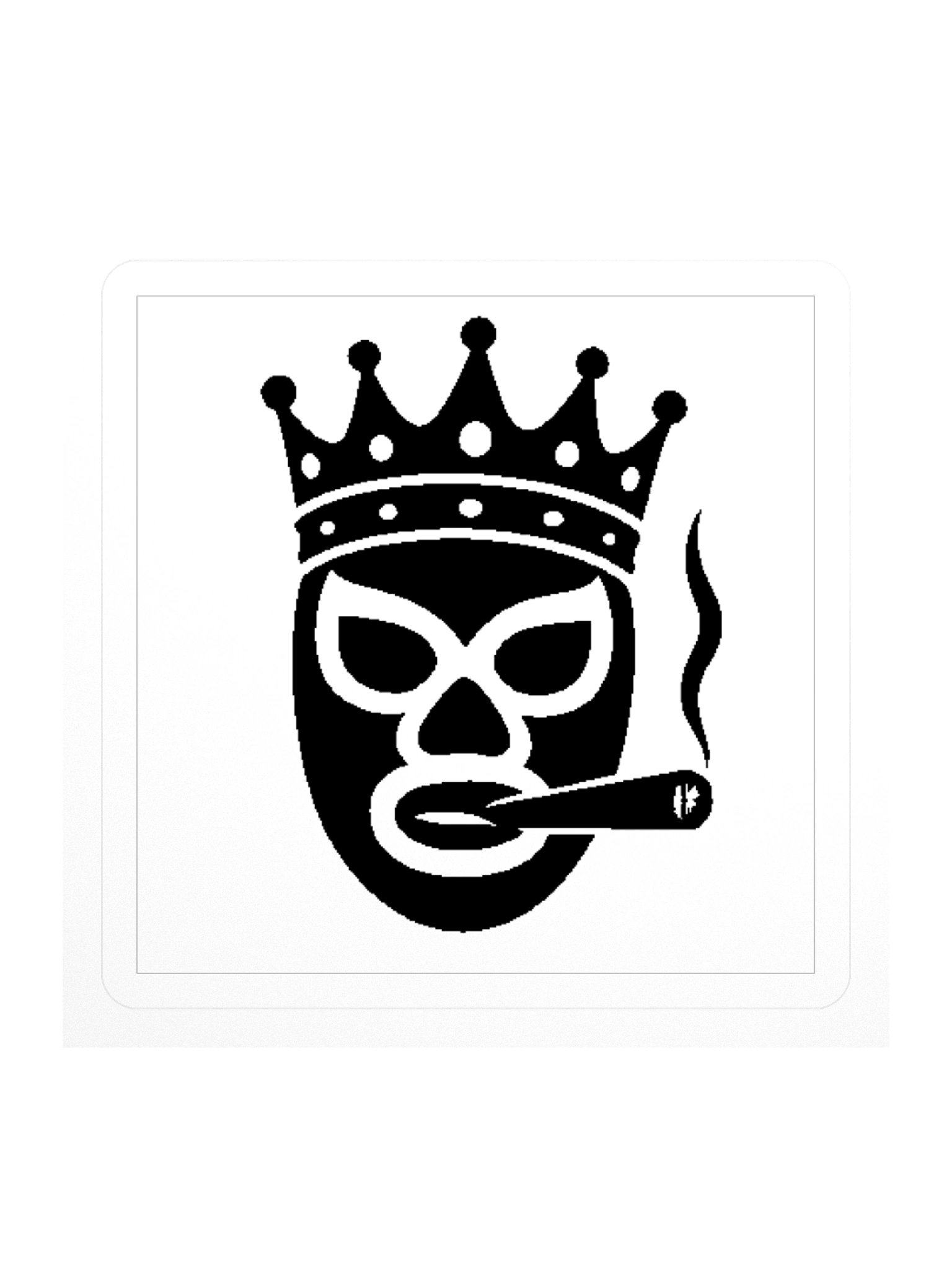 King Juave – Crown Mask Sticker product image (4)