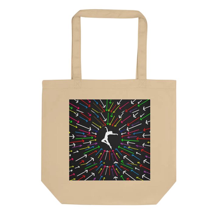 Energetic Dance Silhouette Tote Bag product image (1)