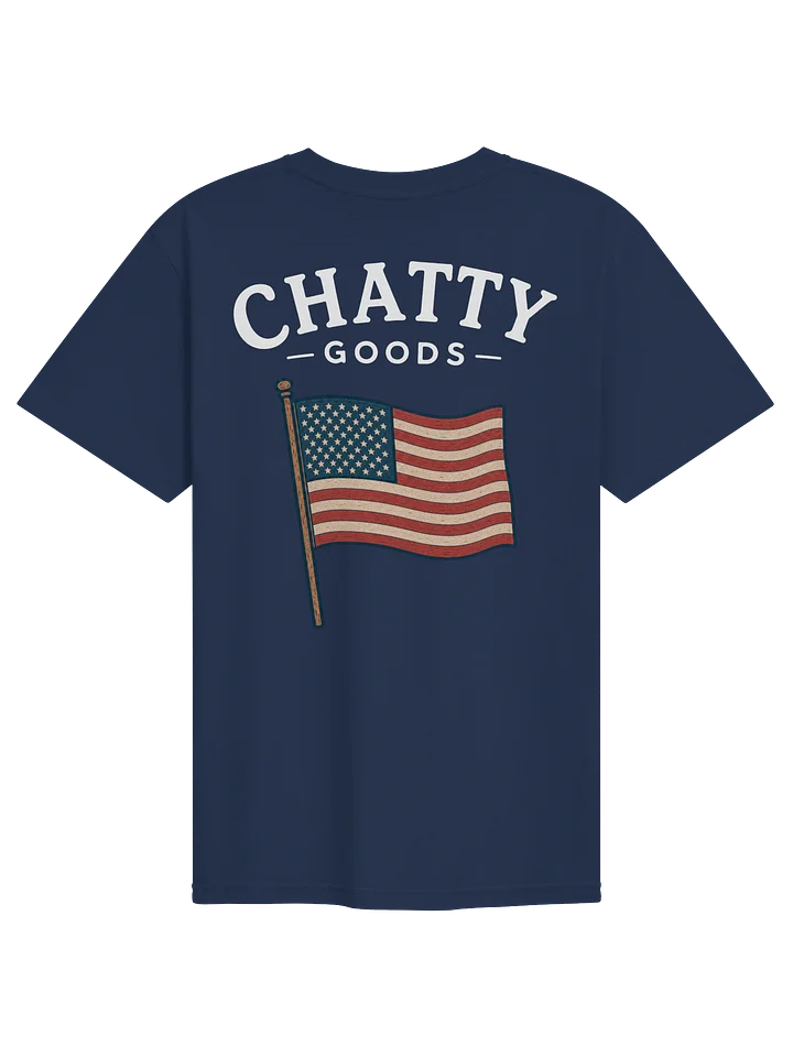 The USA Flag Tee | Chatty Crew Collection product image (2)