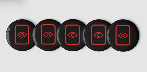 EyeSeeThru Logo Button Pins product image (1)