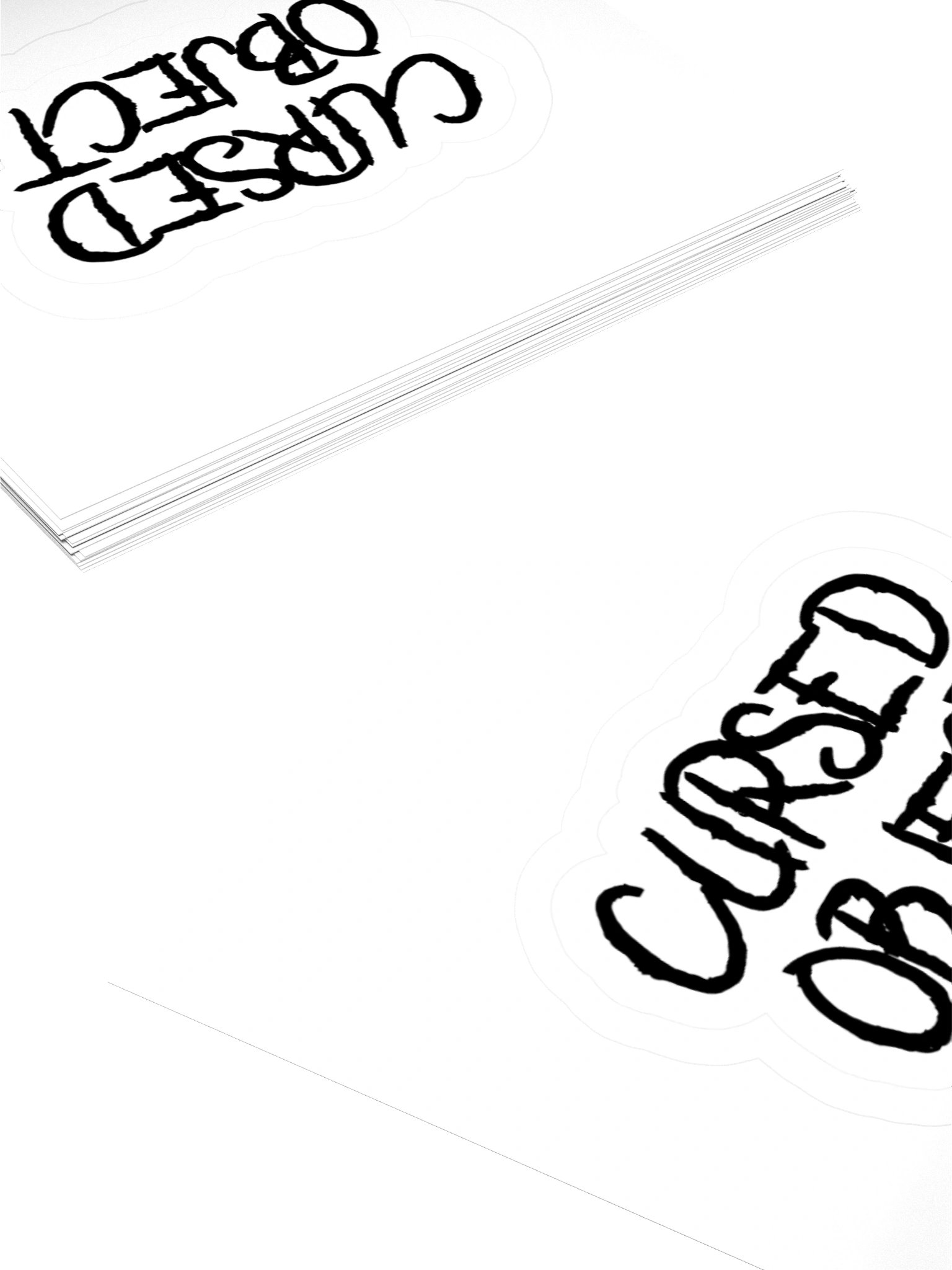 Cursed Object || Sticker product image (4)