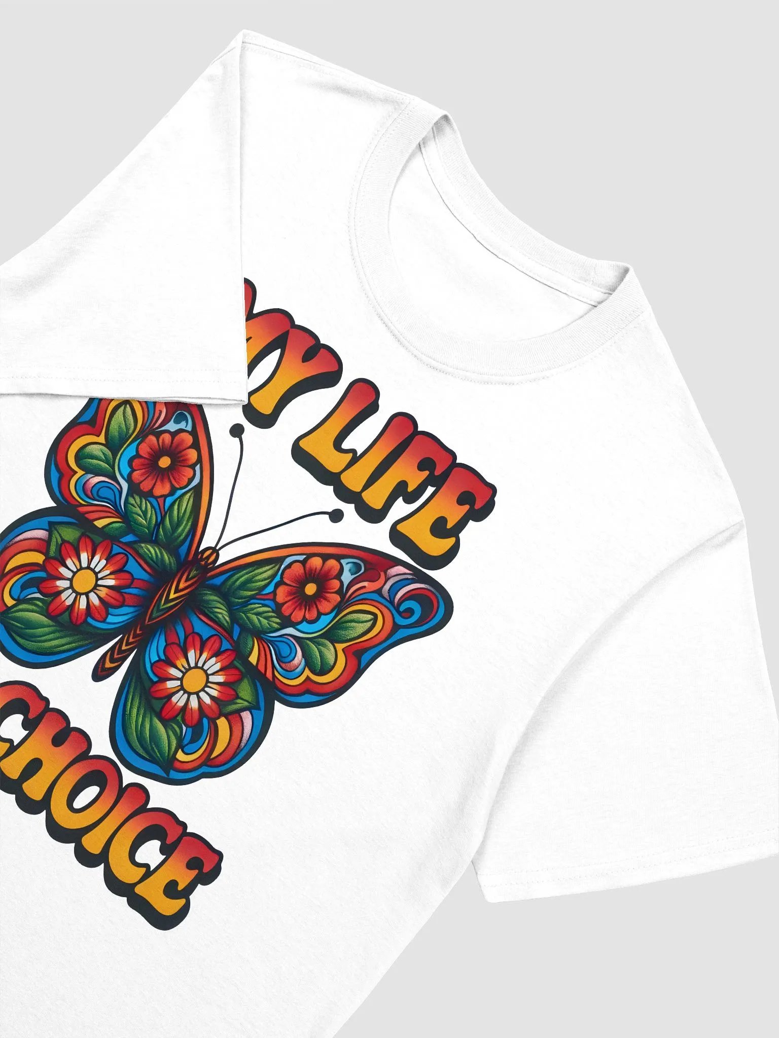My Life, My Choice Butterfly T-Shirt product image (2)