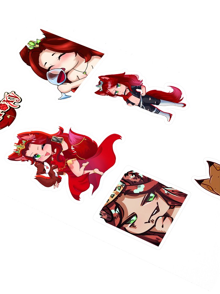 Foxy sticker sheet product image (2)