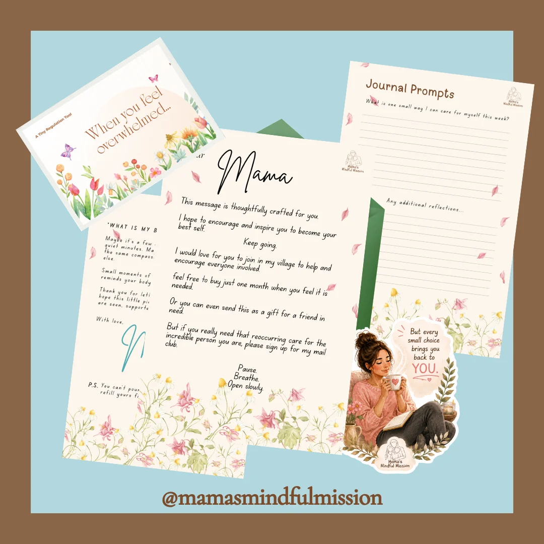 August 2026 Mama's Message Mail Club Envelope product image (1)
